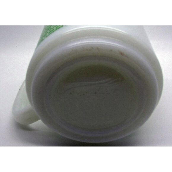 Glasbake Coffee Mug Prairie Crocus Manitoba Provincial Floral Emblem Gold Rim - Picture 4 of 4